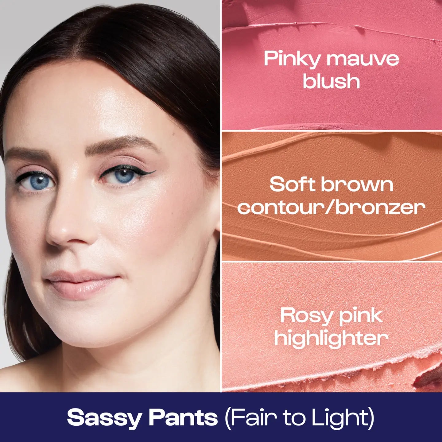 Stack the Odds Blush/ Bronzer/ Highlighter in Sassy Pants
